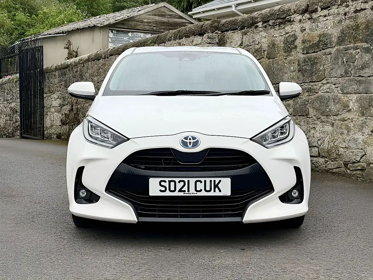 Used 2021 Toyota Yaris Design White - Interior and Exterior details 2