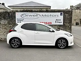 Used 2021 Toyota Yaris Design White - Interior and Exterior details 3