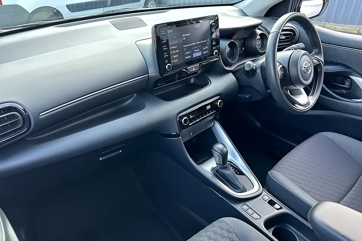 Used 2021 Toyota Yaris Design White - Interior and Exterior details 15