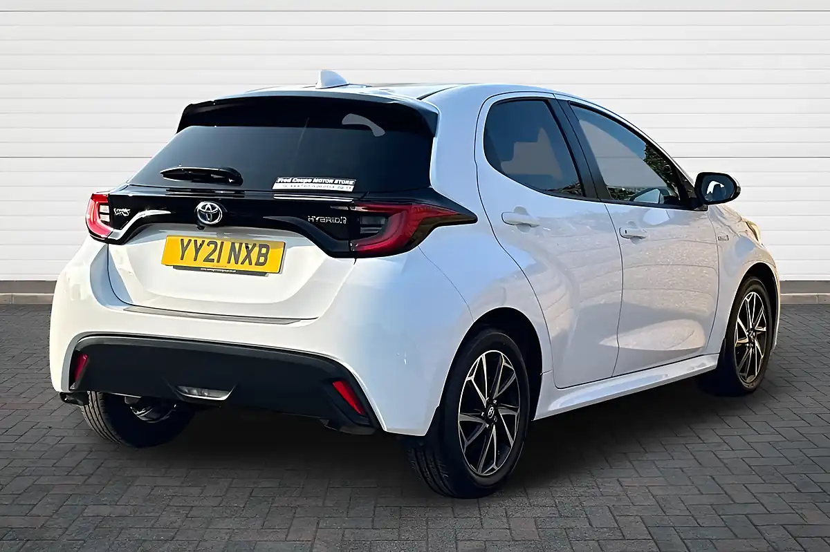 Used 2021 Toyota Yaris Design White - Interior and Exterior details 3