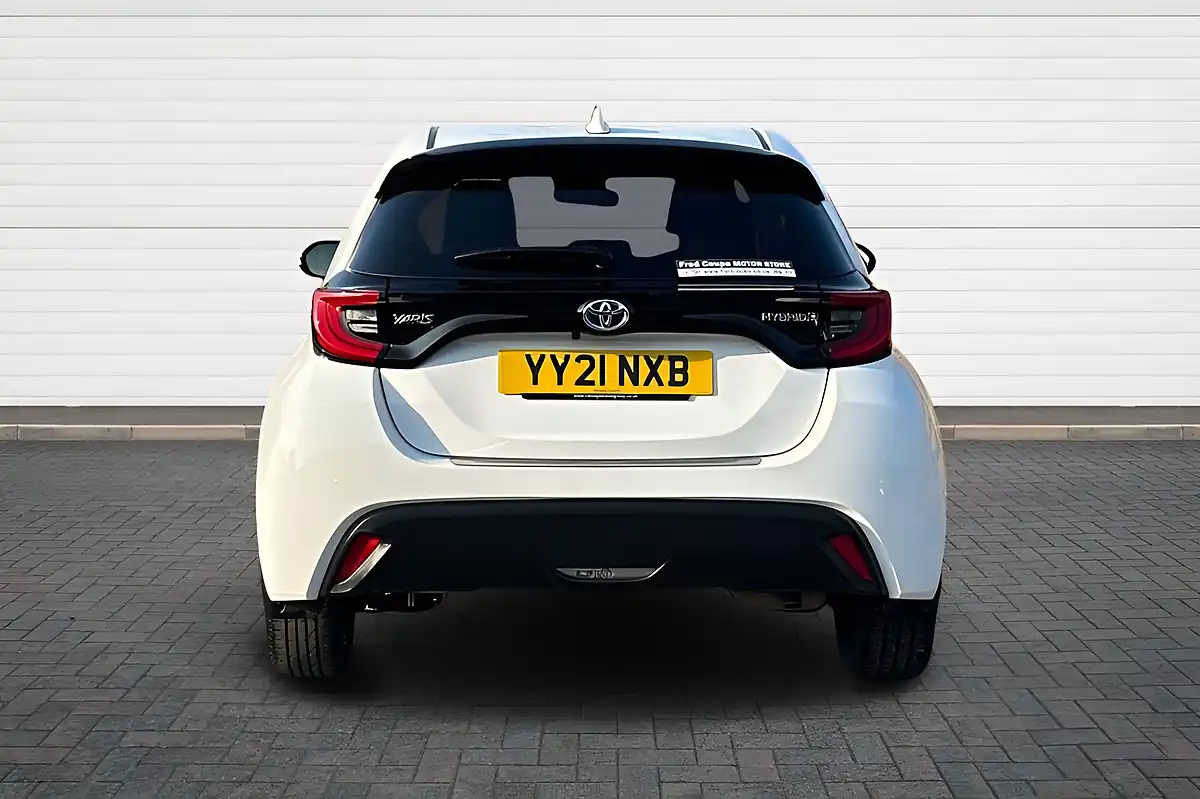 Used 2021 Toyota Yaris Design White - Interior and Exterior details 4