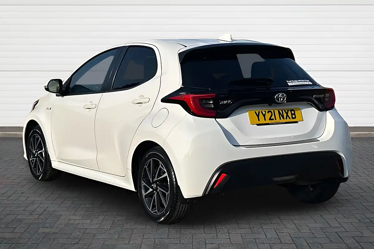 Used 2021 Toyota Yaris Design White - Interior and Exterior details 5