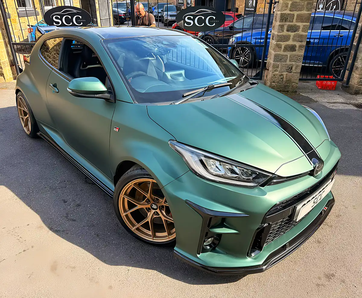 Used 2021 Toyota Yaris Gr Circuit Olive Matte Green - Interior and Exterior details 4