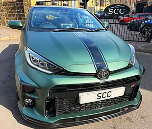 Used 2021 Toyota Yaris Gr Circuit Olive Matte Green - Interior and Exterior details 6