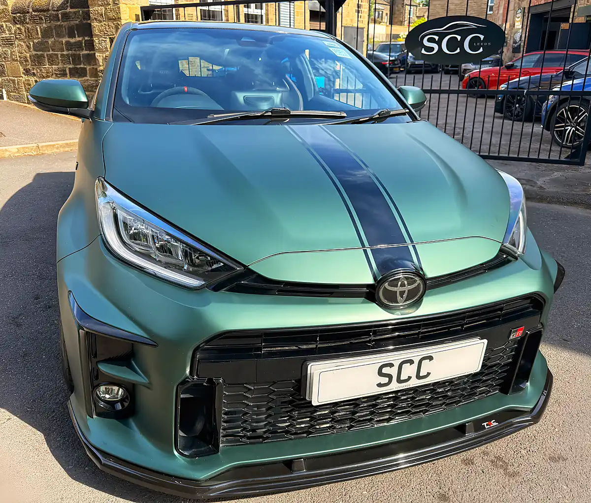 Used 2021 Toyota Yaris Gr Circuit Olive Matte Green - Interior and Exterior details 6
