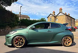 Used 2021 Toyota Yaris Gr Circuit Olive Matte Green - Interior and Exterior details 9