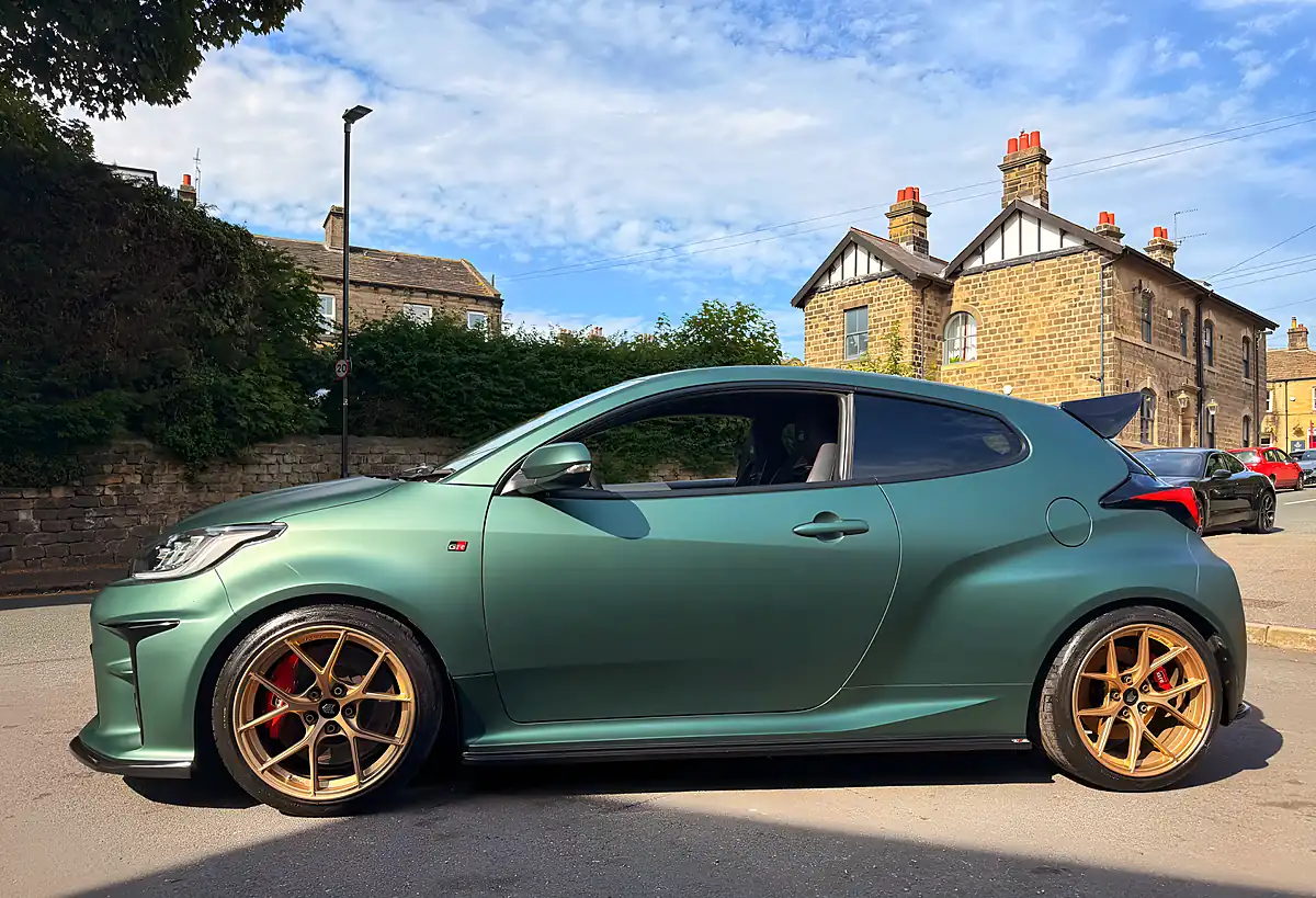 Used 2021 Toyota Yaris Gr Circuit Olive Matte Green - Interior and Exterior details 9