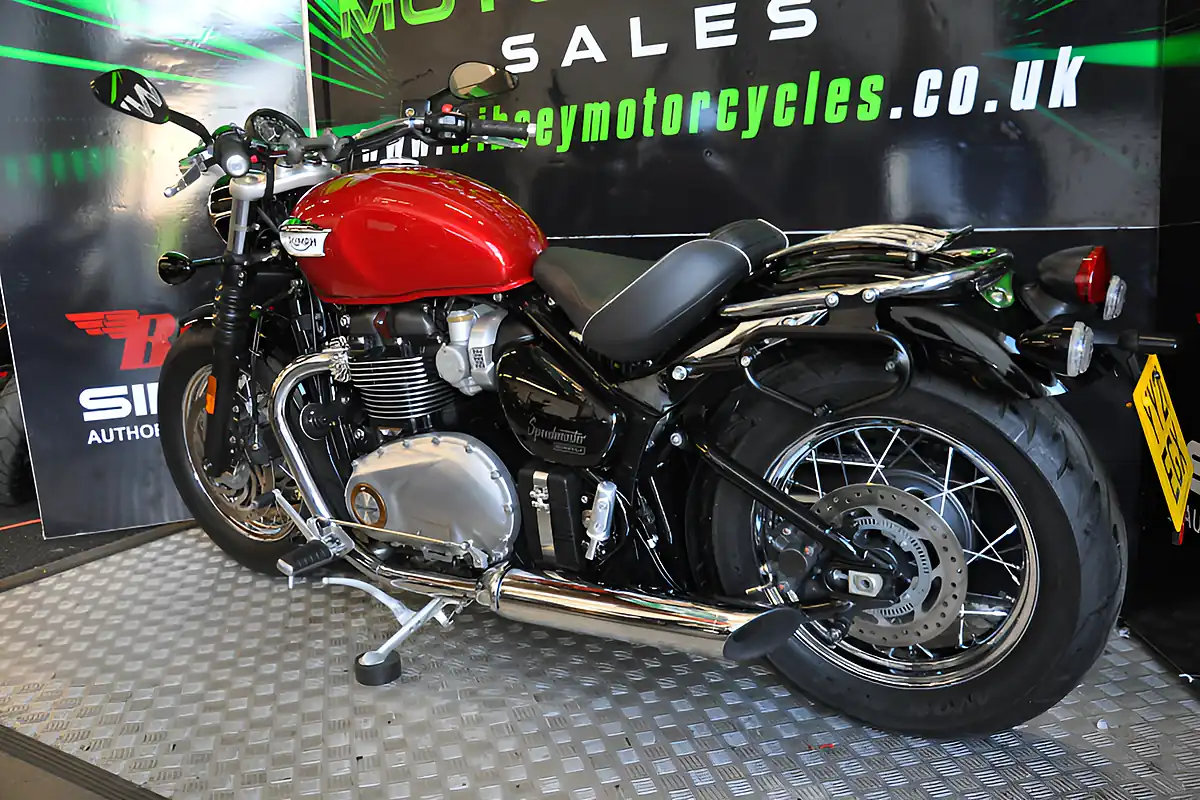 Used 2021 Triumph Bonneville Speedmaster Red - Interior and Exterior details 9