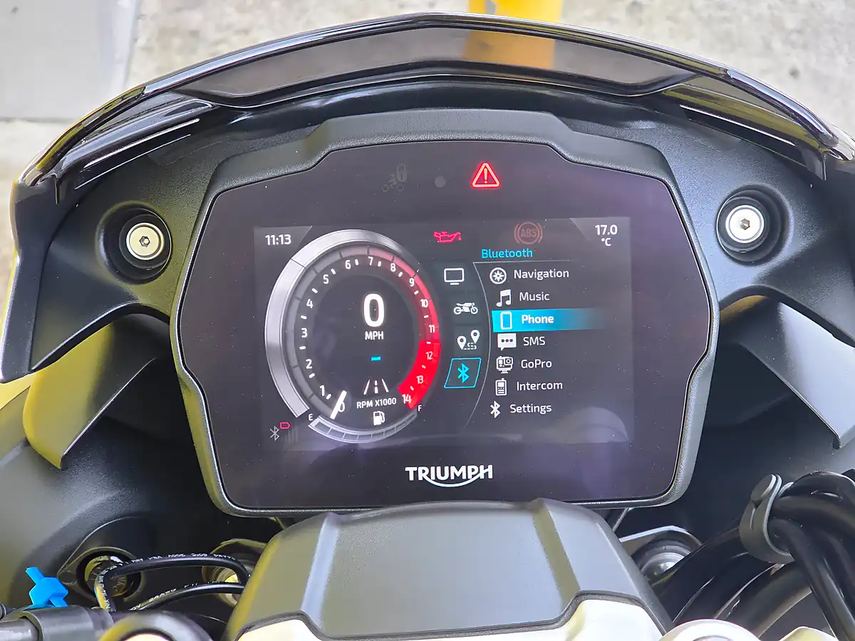 Used 2021 Triumph Speed Triple RS Silver - Interior and Exterior details 10