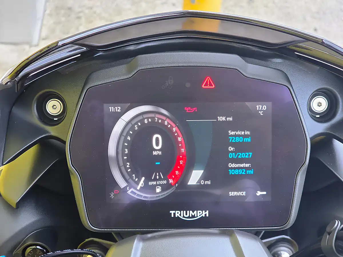Used 2021 Triumph Speed Triple RS Silver - Interior and Exterior details 9
