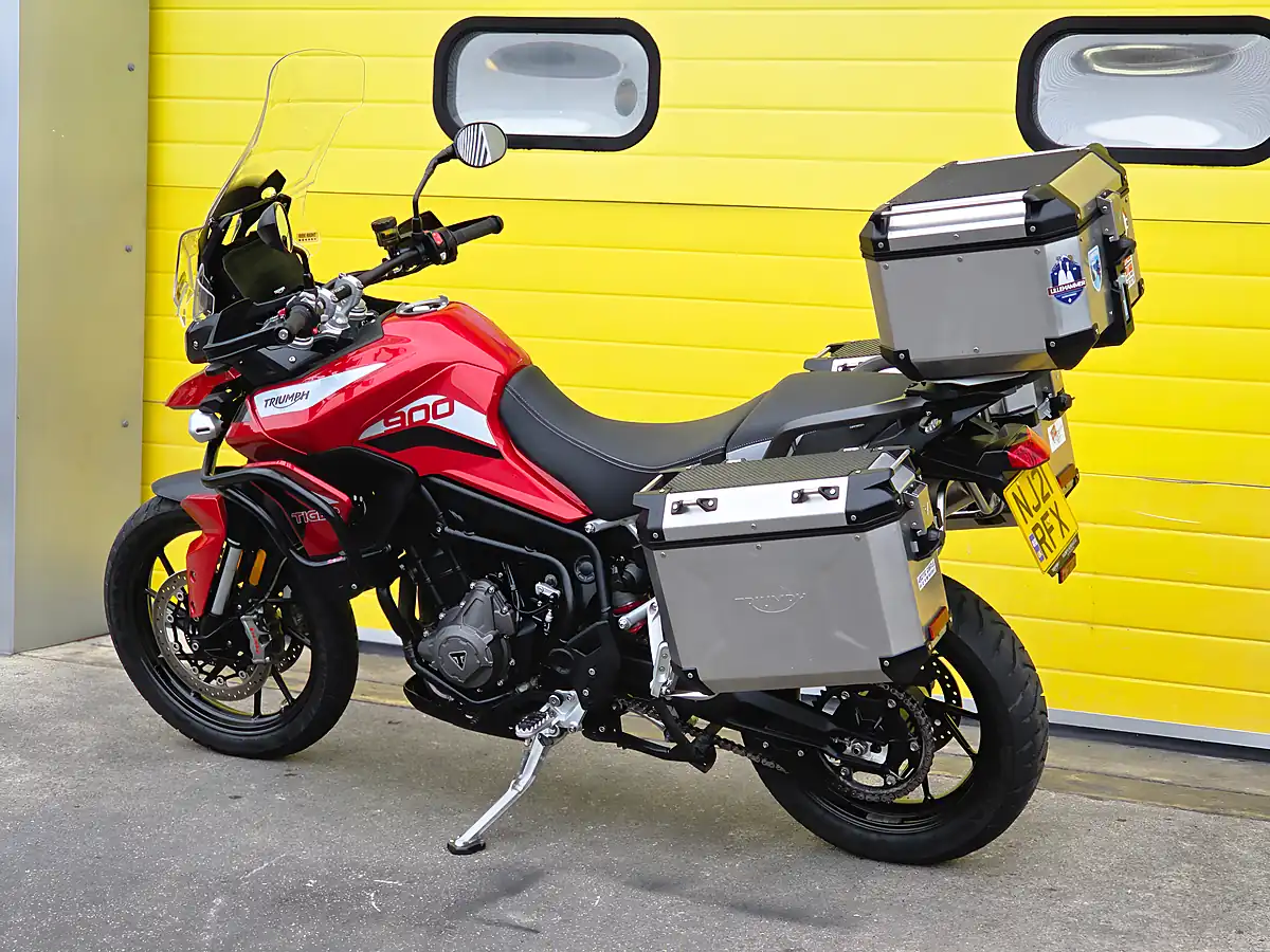 Used 2021 Triumph Tiger 900 GT Pro Red - Interior and Exterior details 6