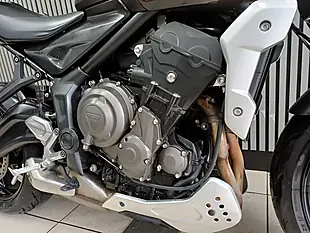 Used 2021 Triumph Trident 660 Black - Interior and Exterior details 11