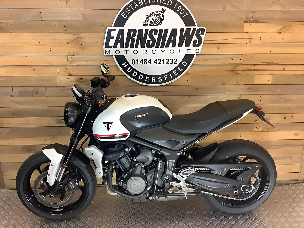 Used 2021 Triumph Trident X-Ring White - Interior and Exterior details 2