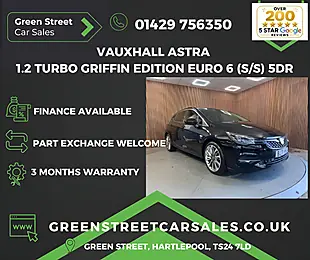 Used 2021 Vauxhall Astra Griffin Edition Black - Interior and Exterior details 2