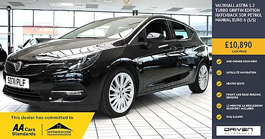2021 Vauxhall Astra Griffin 1.2 Turbo