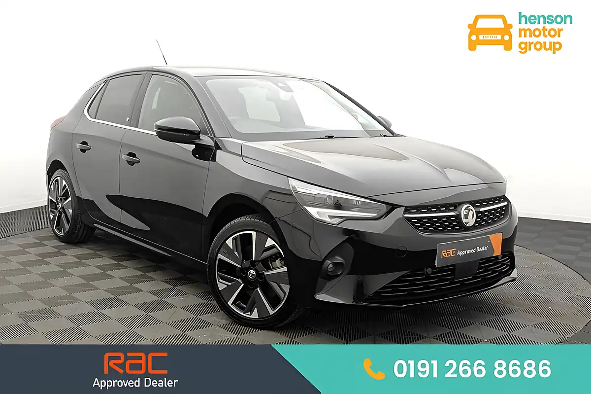 Used 2021 Vauxhall Corsa Electric Elite Nav Premium Black - Front View