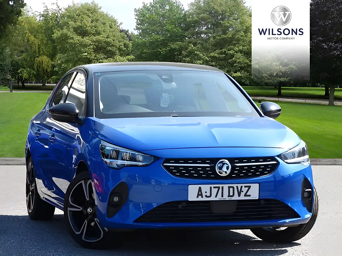 Used 2021 Vauxhall Corsa Elite Edition Blue - Front View