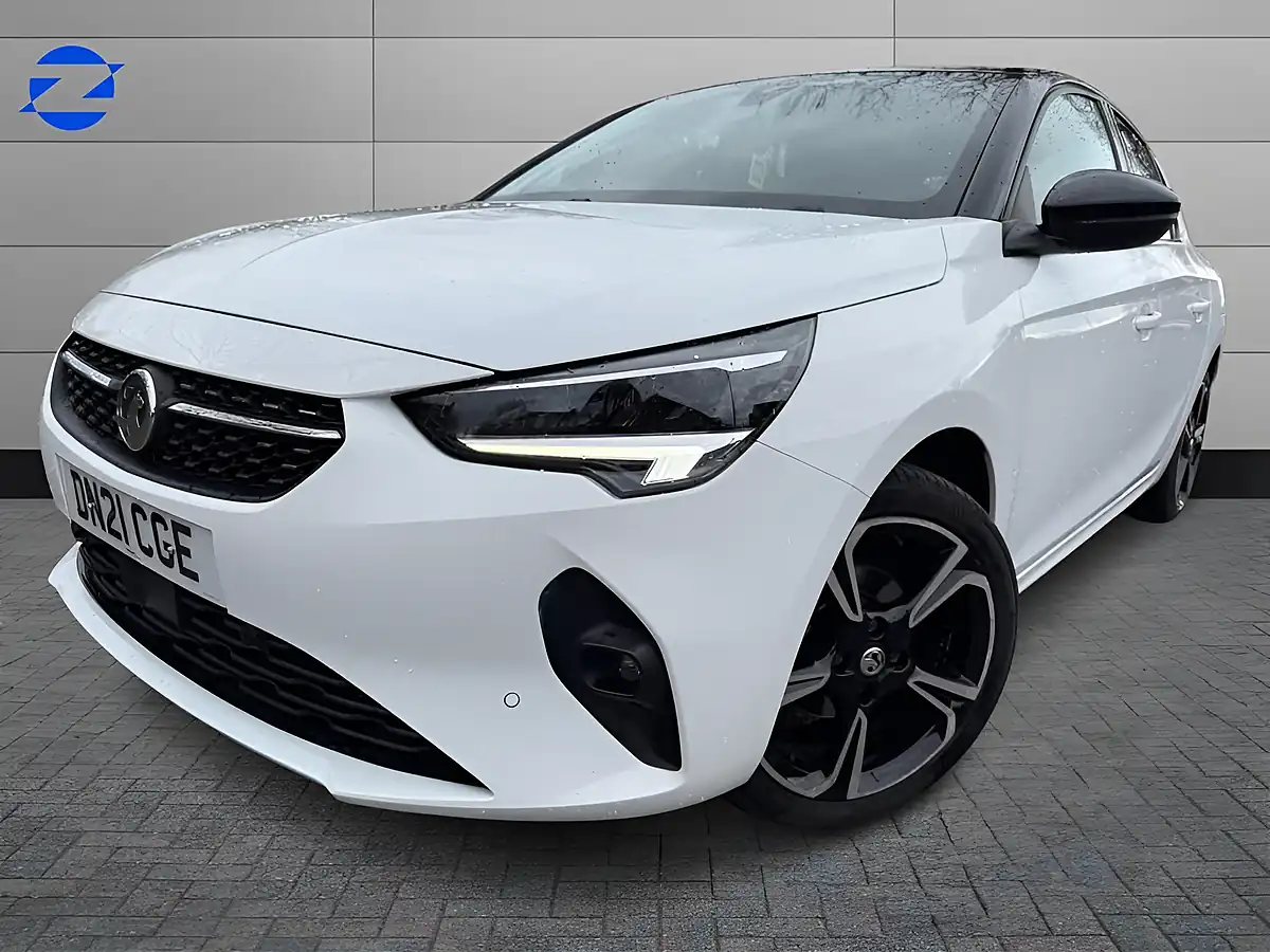 Used 2021 Vauxhall Corsa Elite Edition White - Front View