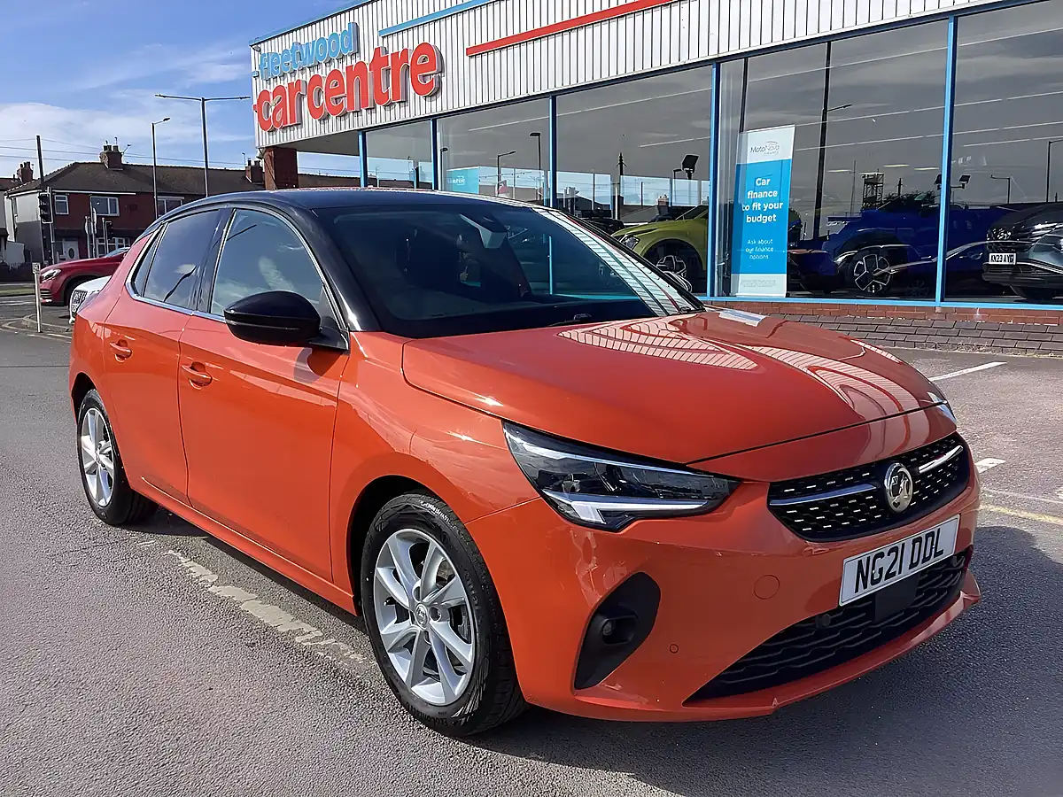 Used 2021 Vauxhall Corsa Elite Nav Orange - Front View