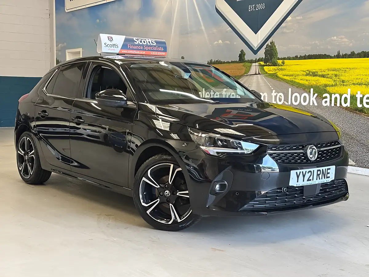 Used 2021 Vauxhall Corsa Griffin Edition Black - Front View