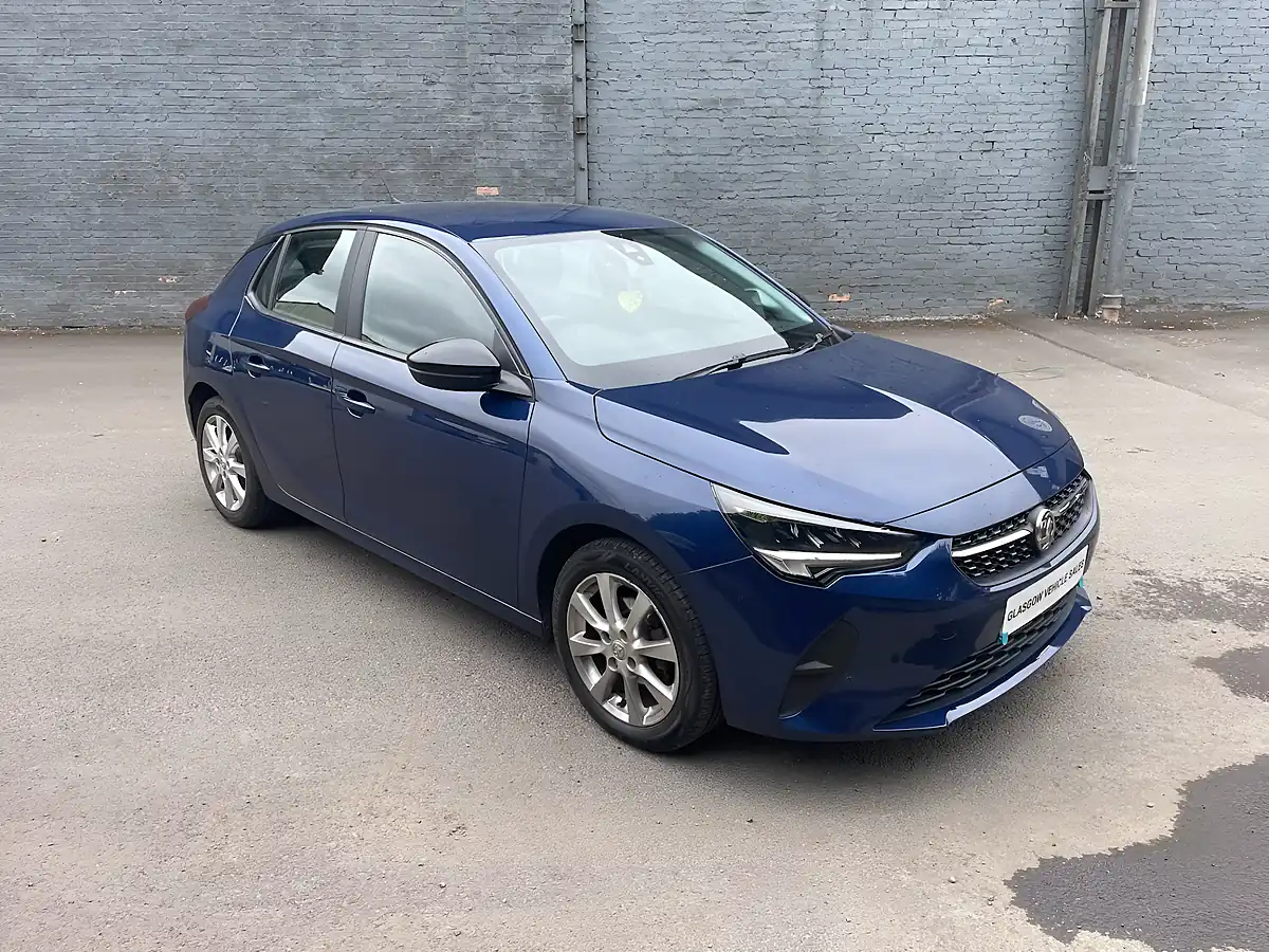 Used 2021 Vauxhall Corsa Se Blue - Front View