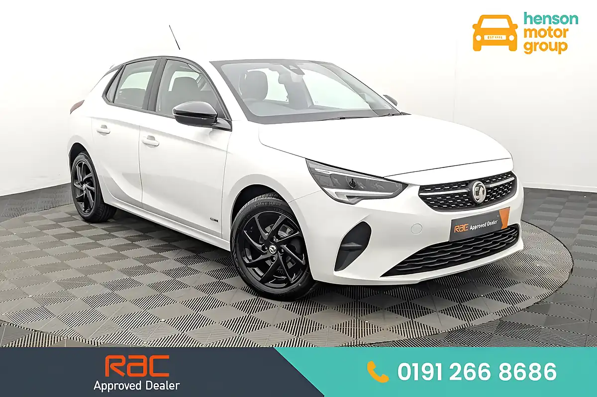 Used 2021 Vauxhall Corsa Se Premium White - Front View