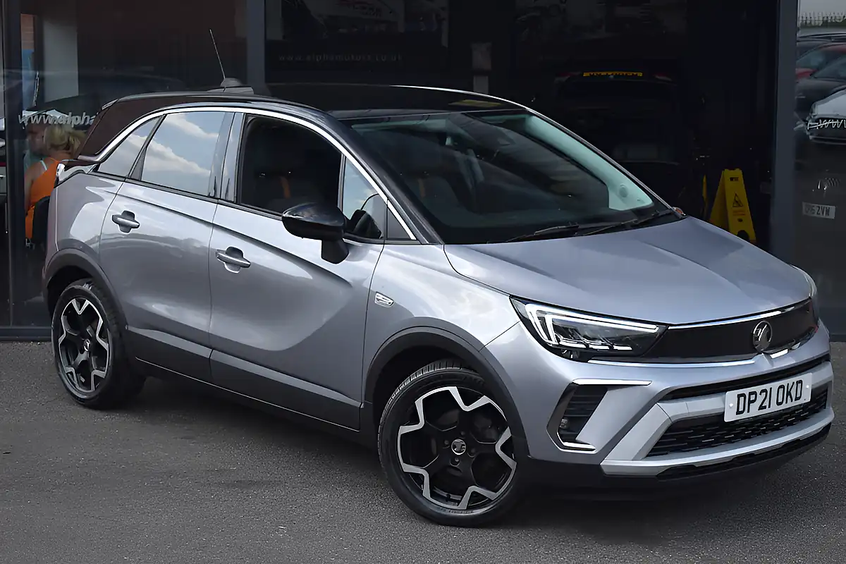 Used 2021 Vauxhall Crossland Elite Nav Grey - Front View