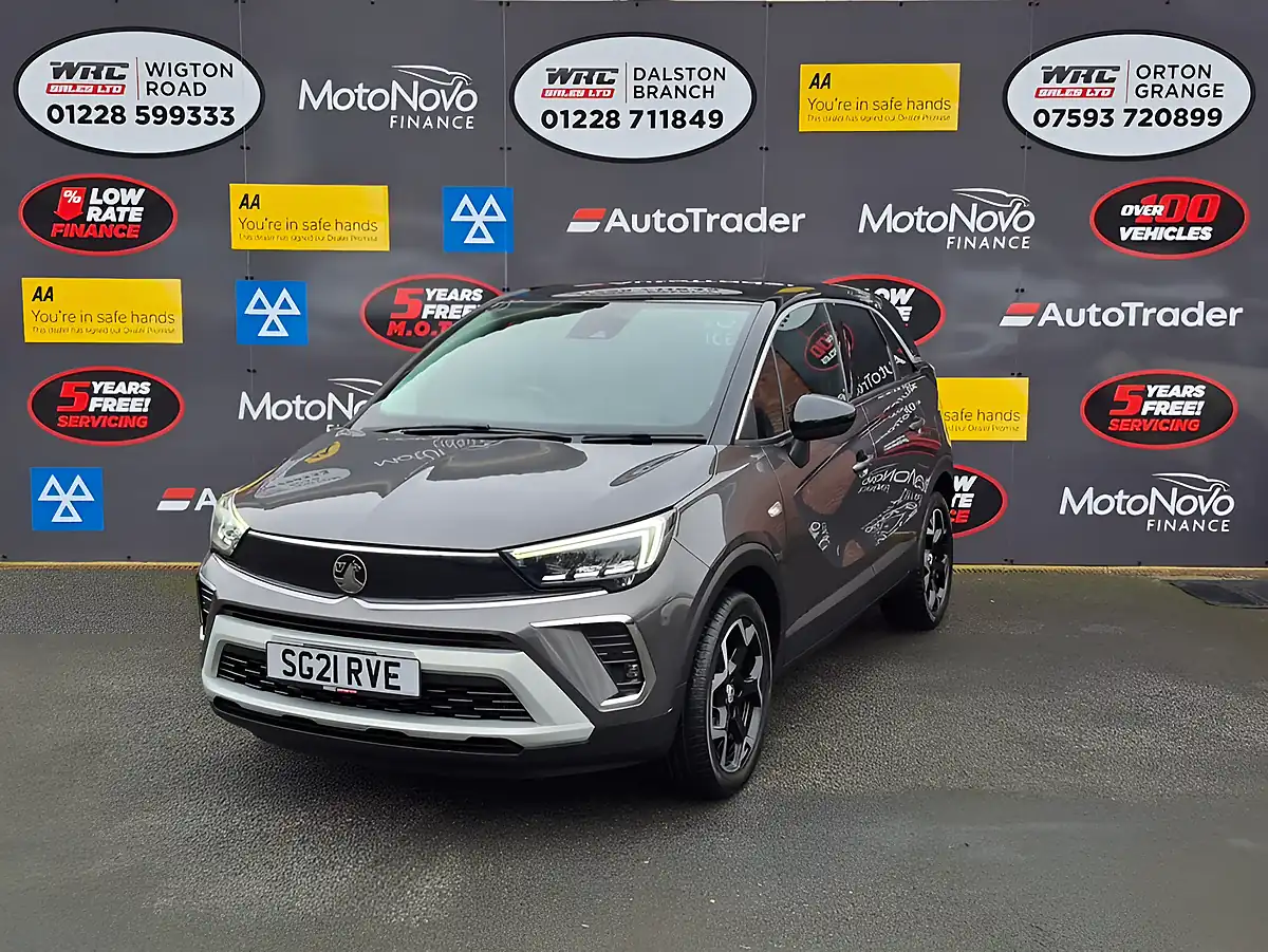 Used 2021 Vauxhall Crossland Elite Nav Grey - Front View