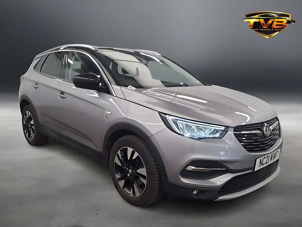 Used 2021 Vauxhall Grandland X Griffin Edition Quartz Grey - Front View