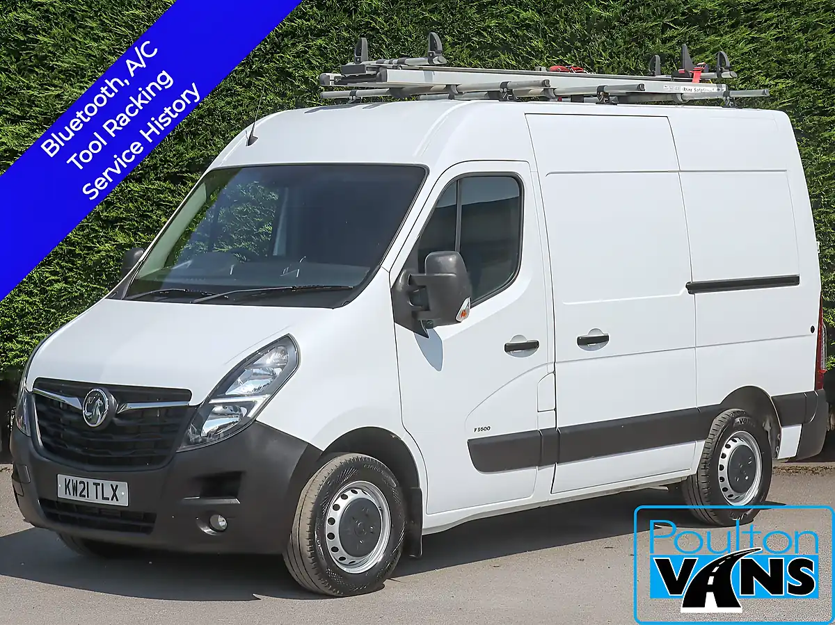 Used 2021 Vauxhall Movano 3500 Edition White - Front View