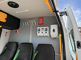 Used 2021 Vauxhall Movano Messing Unit / Welfare Van White - Interior and Exterior details 11