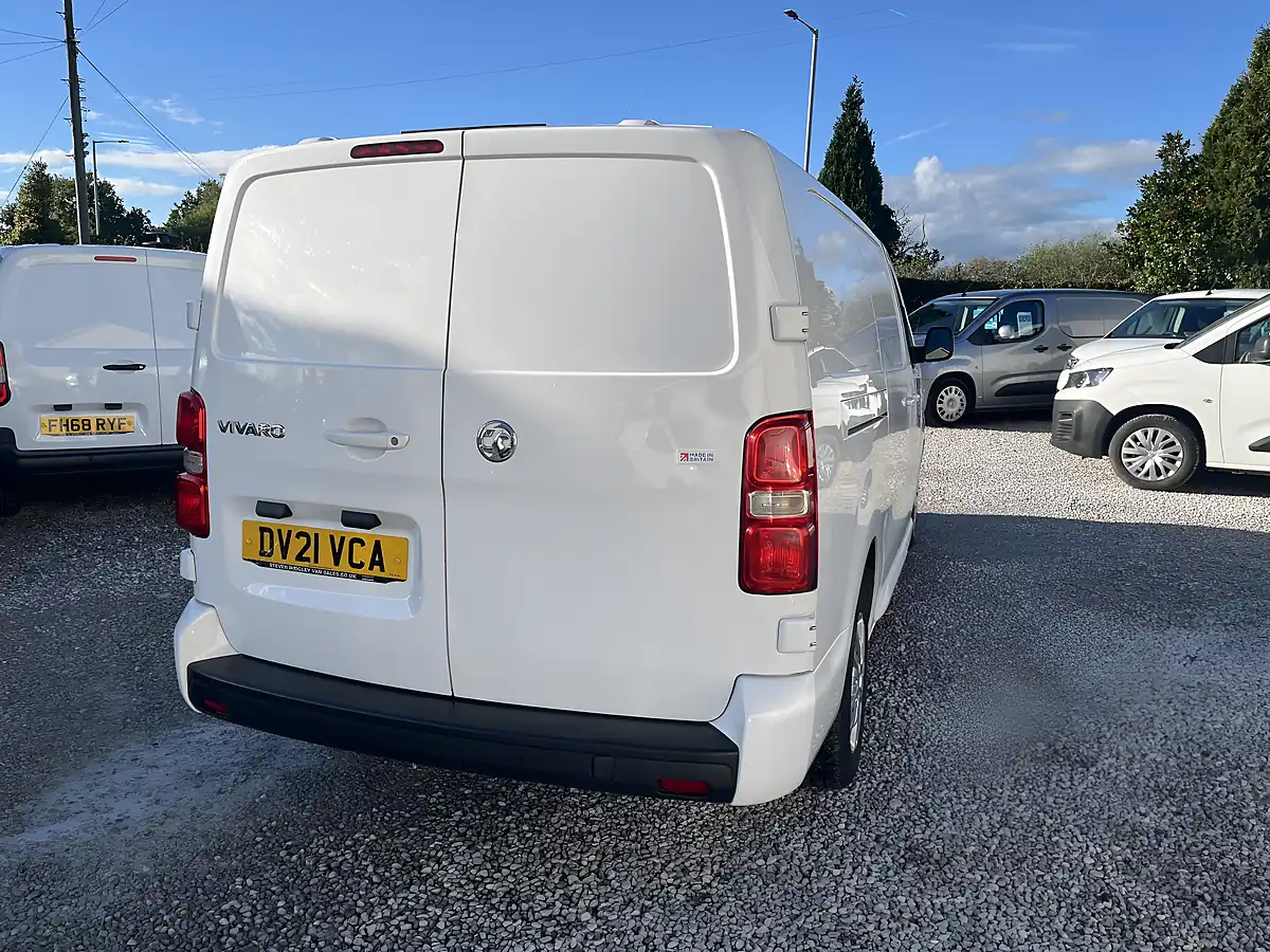 Used 2021 Vauxhall Vivaro Sportive White - Interior and Exterior details 12