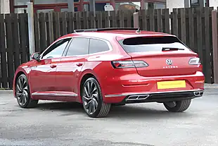 Used 2021 Volkswagen Arteon R-Line Shooting Brake Red - Interior and Exterior details 4