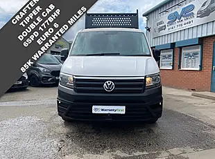 Used 2021 Volkswagen Crafter Double Crew Cab Tipper Lwb RWD White - Interior and Exterior details 2