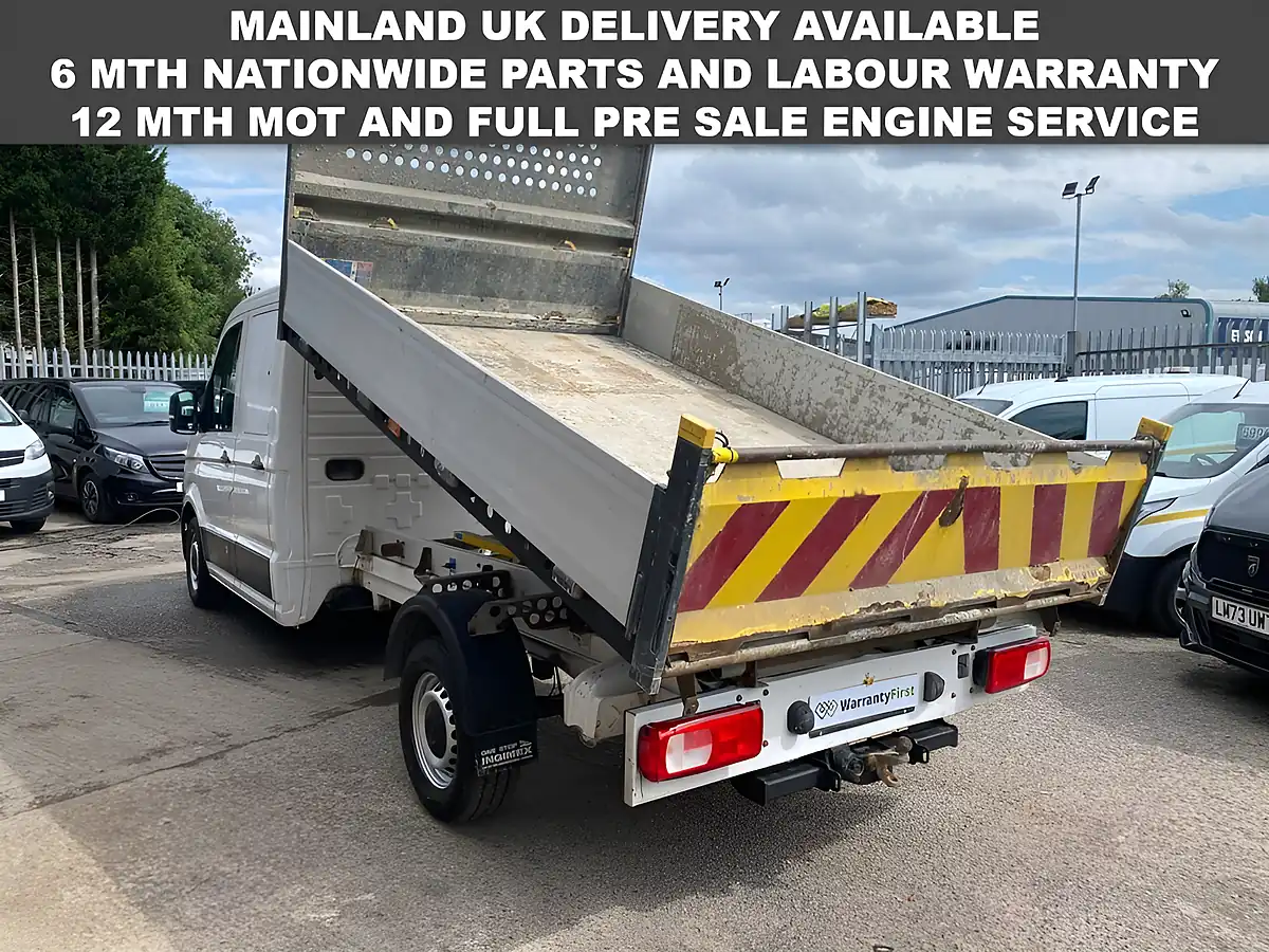 Used 2021 Volkswagen Crafter Double Crew Cab Tipper Lwb RWD White - Interior and Exterior details 5