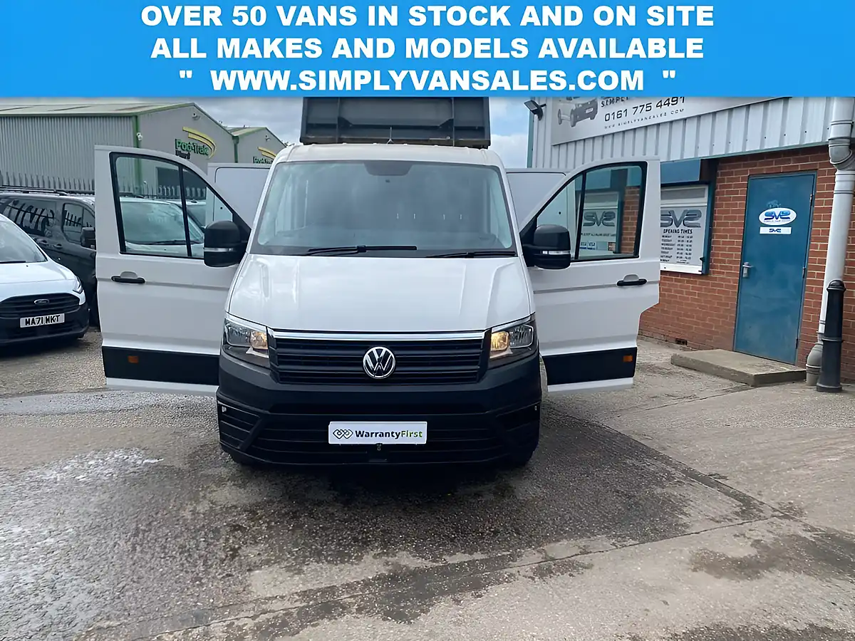 Used 2021 Volkswagen Crafter Double Crew Cab Tipper Lwb RWD White - Interior and Exterior details 9