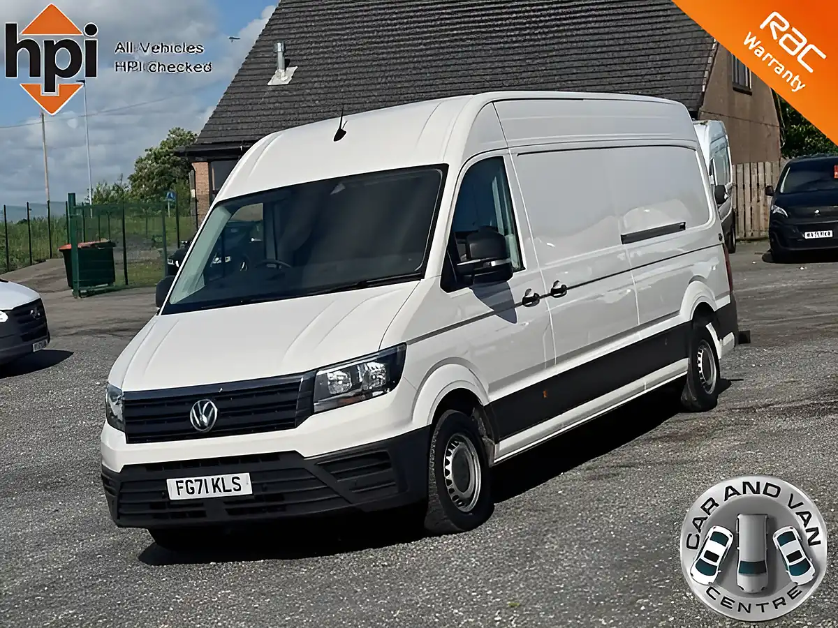 Used 2021 Volkswagen Crafter Startline White - Front View