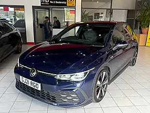 Used 2021 Volkswagen Golf Gtd Blue - Interior and Exterior details 6