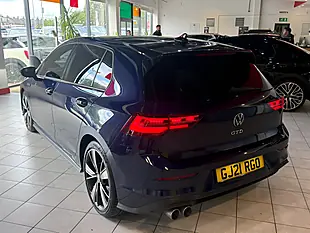 Used 2021 Volkswagen Golf Gtd Blue - Interior and Exterior details 7
