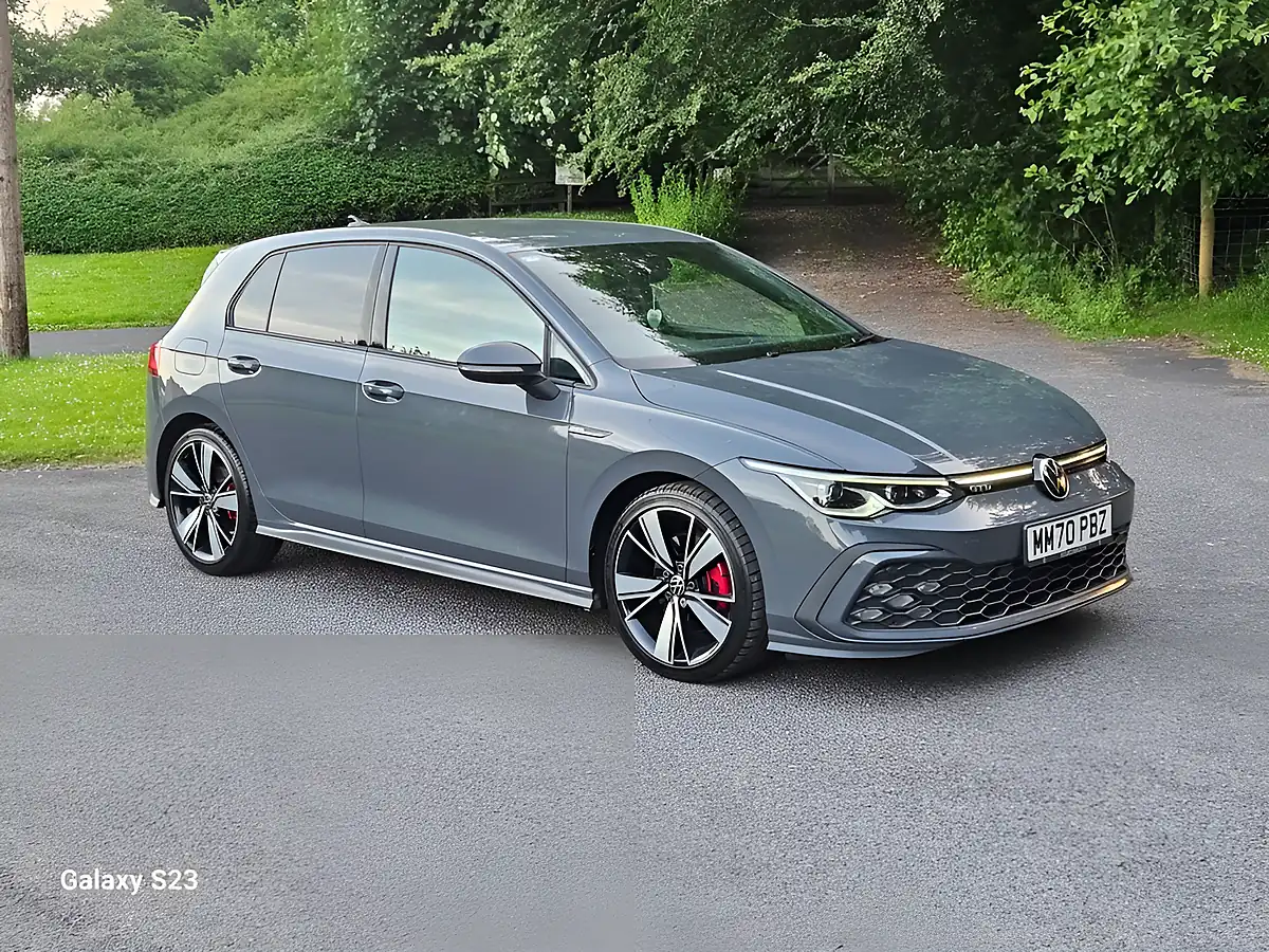 Used 2021 Volkswagen Golf Gtd Moonstone Grey - Front View