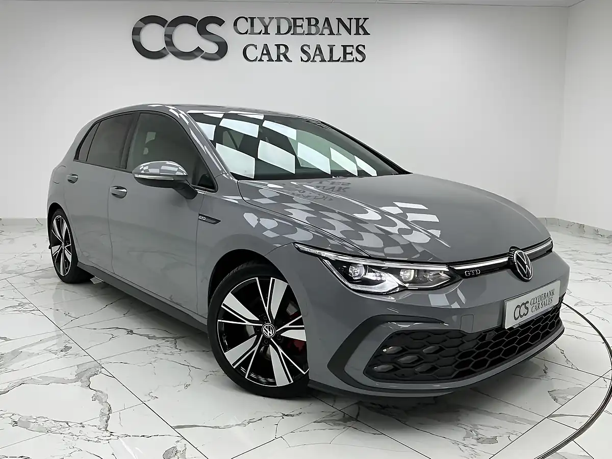 Used 2021 Volkswagen Golf Gtd Moonstone Grey - Front View
