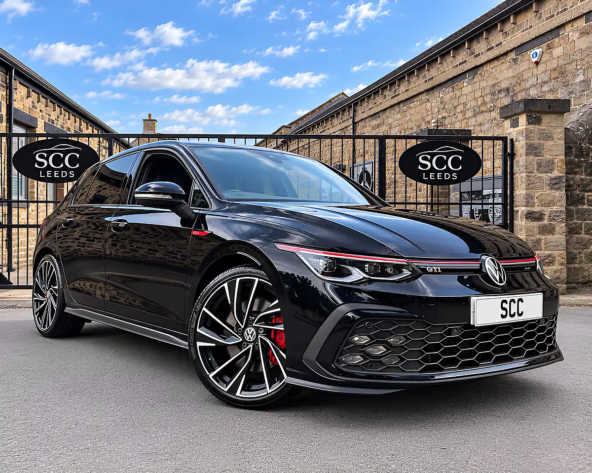 Used 2021 Volkswagen Golf GTI Deep Black Pearl - Front View