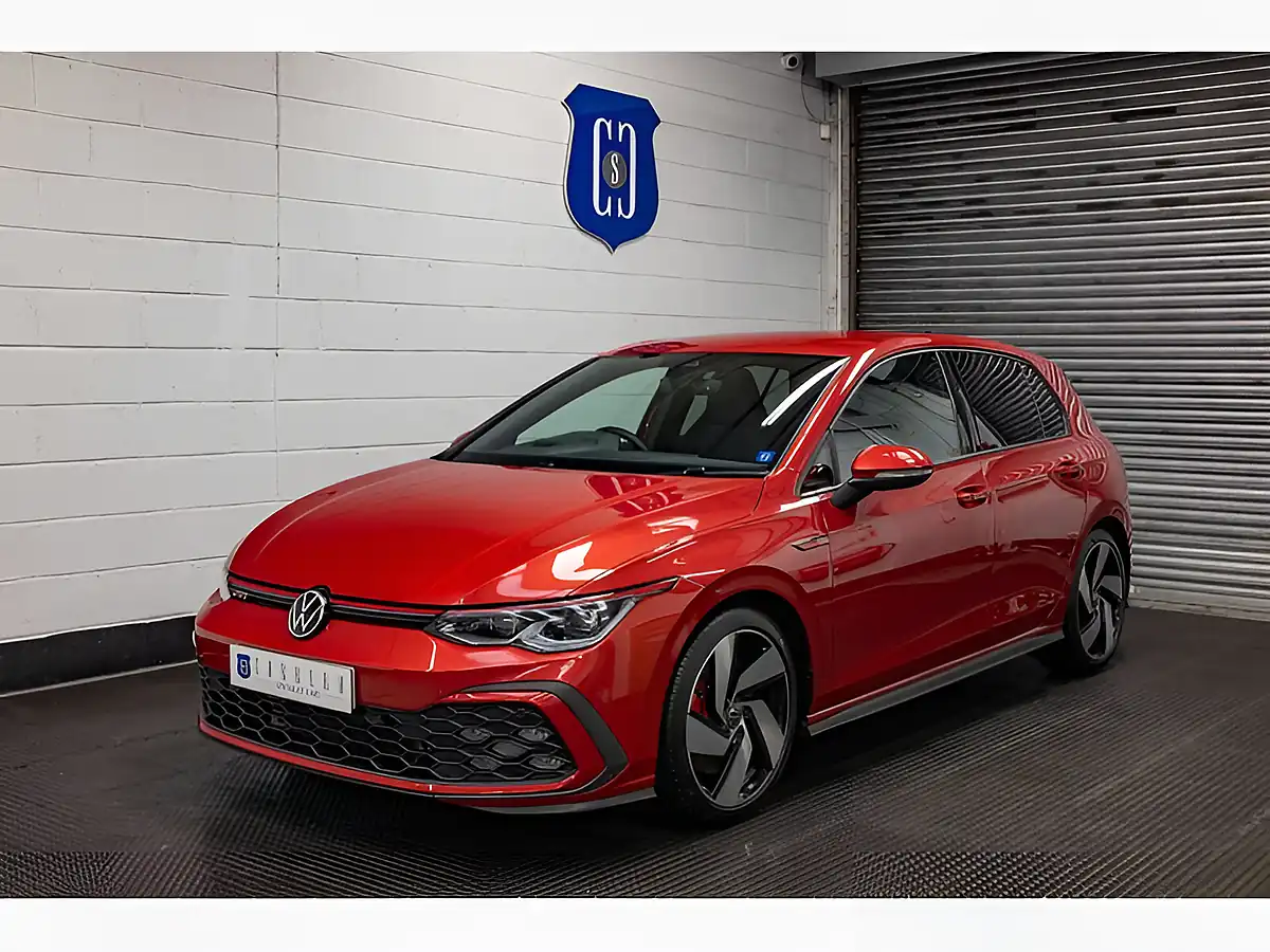Used 2021 Volkswagen Golf GTI Red - Front View