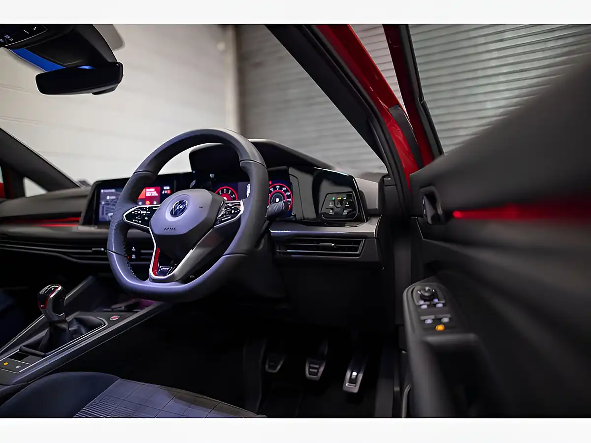 Used 2021 Volkswagen Golf GTI Red - Interior and Exterior details 14