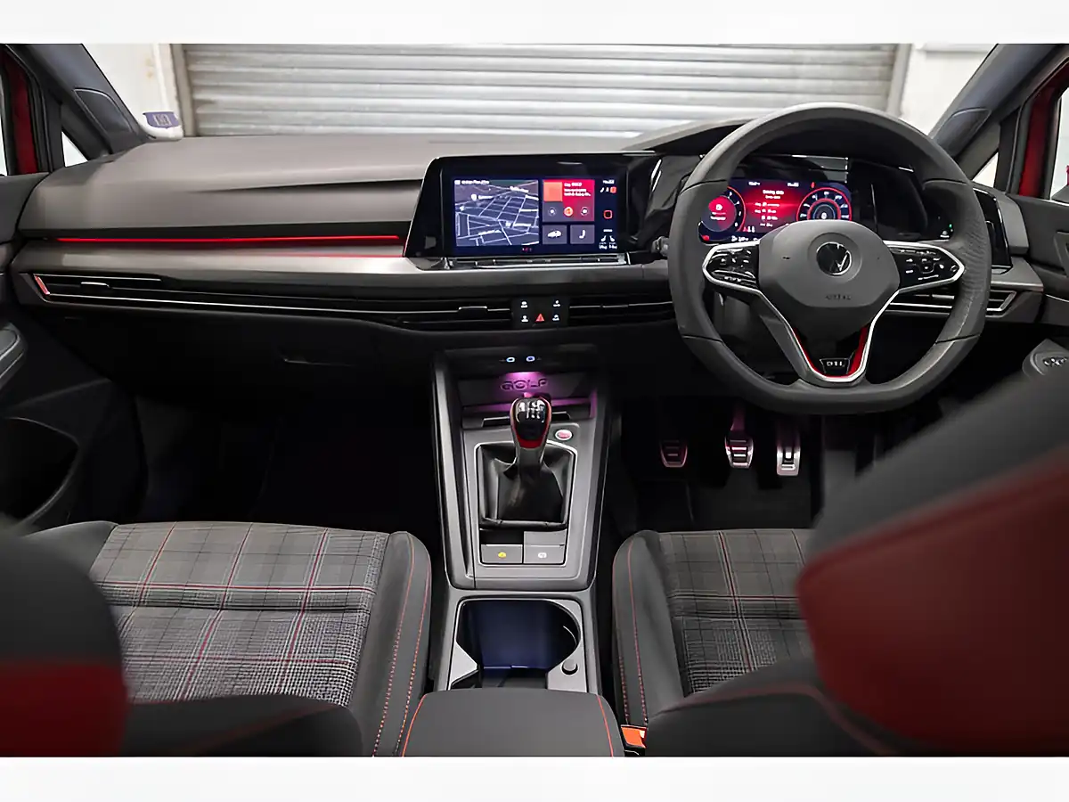 Used 2021 Volkswagen Golf GTI Red - Interior and Exterior details 2