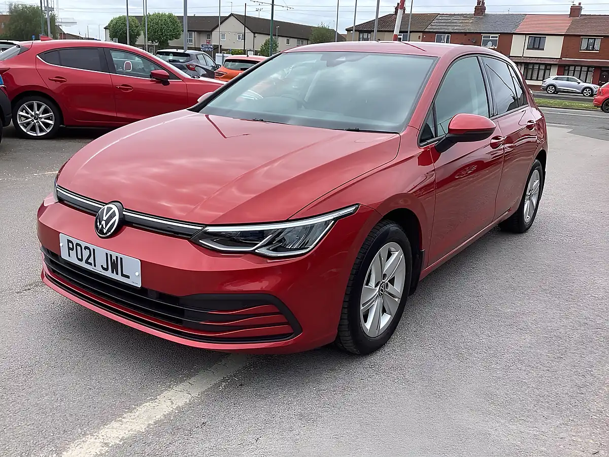 Used 2021 Volkswagen Golf Life Red - Interior and Exterior details 2
