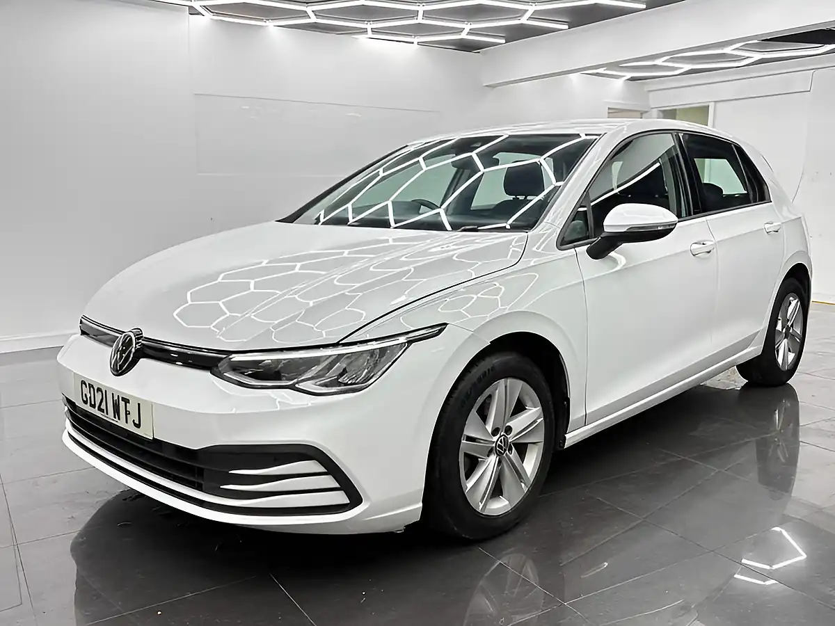 Used 2021 Volkswagen Golf Life White - Interior and Exterior details 3