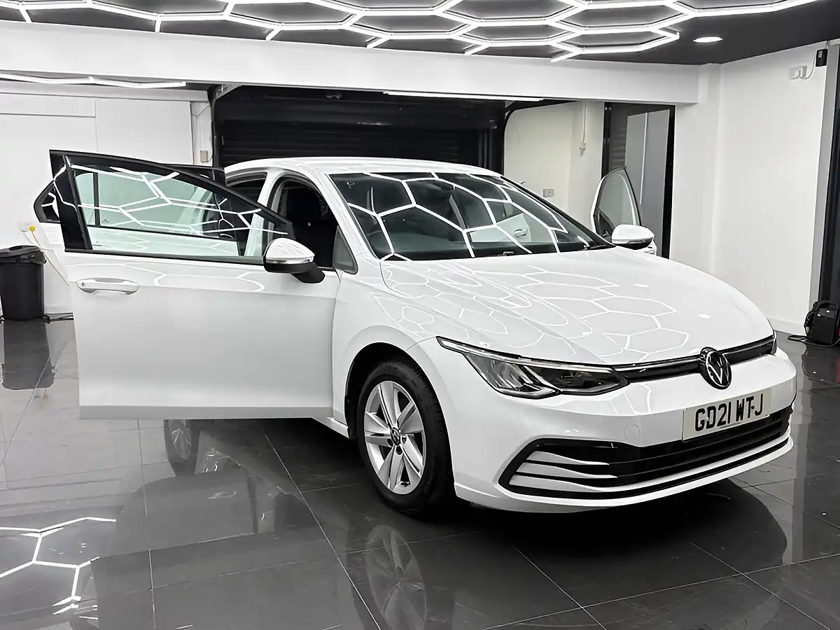 Used 2021 Volkswagen Golf Life White - Interior and Exterior details 6
