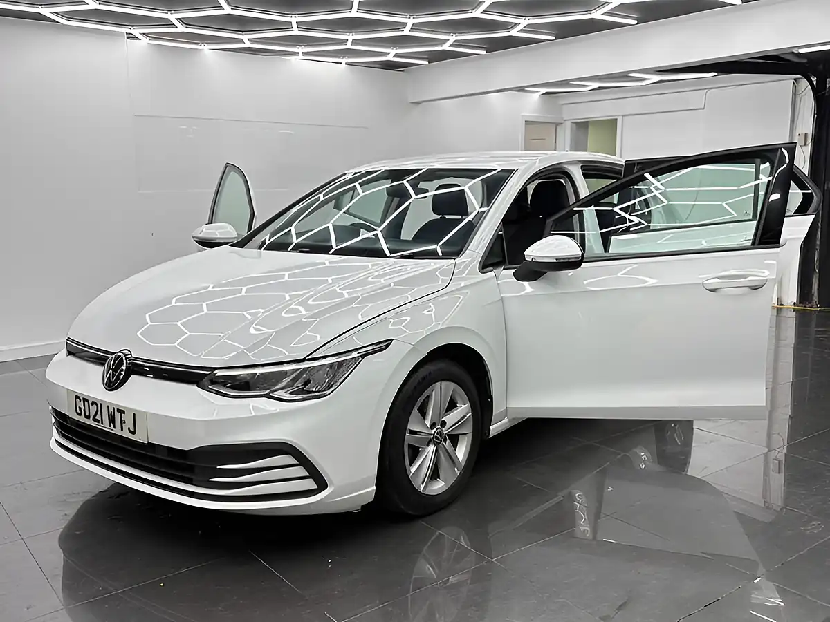 Used 2021 Volkswagen Golf Life White - Interior and Exterior details 7