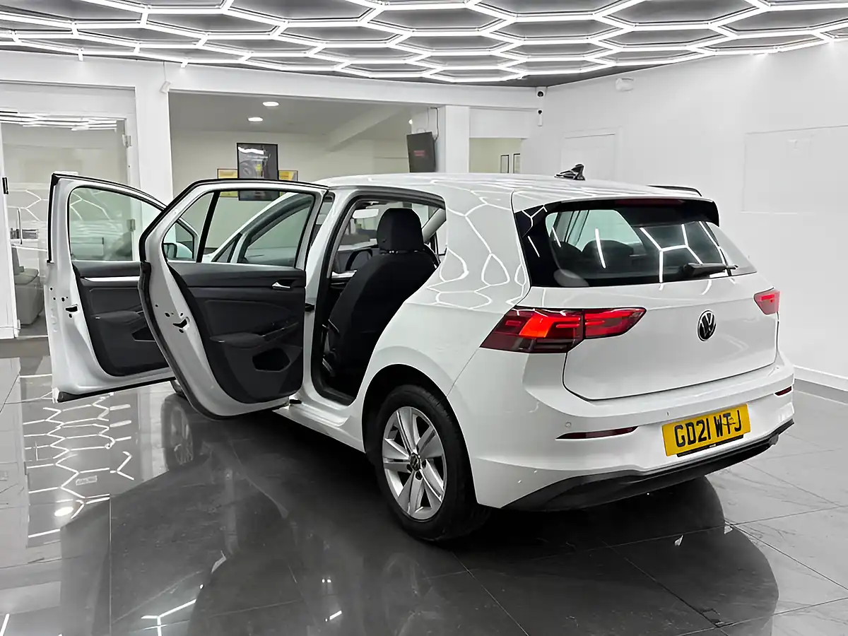 Used 2021 Volkswagen Golf Life White - Interior and Exterior details 8